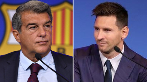 Messi chỉ trích chủ tịch Laporta