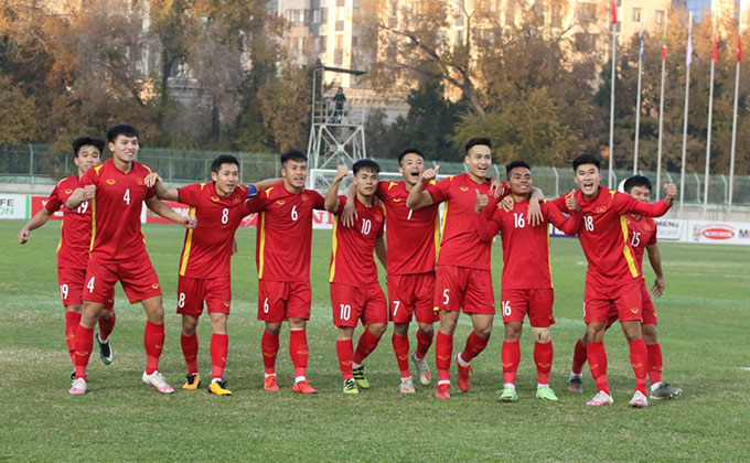 U23 Việt Nam lại có hiệp 2 khởi sắc hơn so với hiệp 1 - Ảnh: VFF 