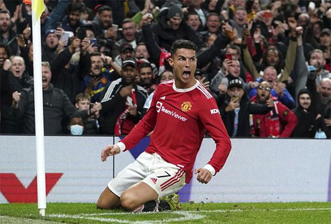 Ronaldo đã ghi 9 bàn/11 trận kể từ khi trở lại Old Trafford