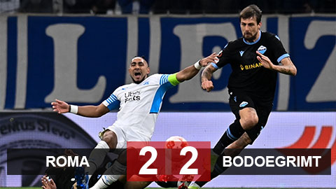 Roma 2-2 Bodoe/Glimt: Thầy trò Mourinho lỡ cơ hội chiếm ngôi đầu bảng
