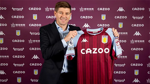 Aston Villa bổ nhiệm Steven Gerrard làm HLV trưởng