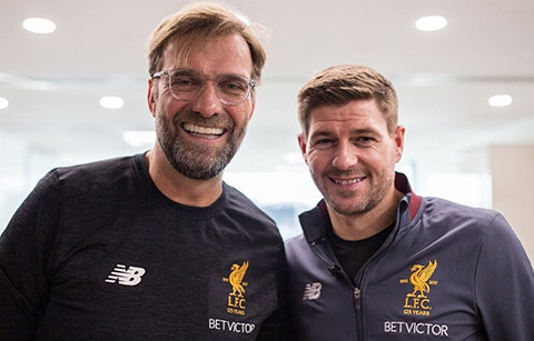 Gerrard không nóng vội trong hành trình kế tục Klopp ở Liverpool