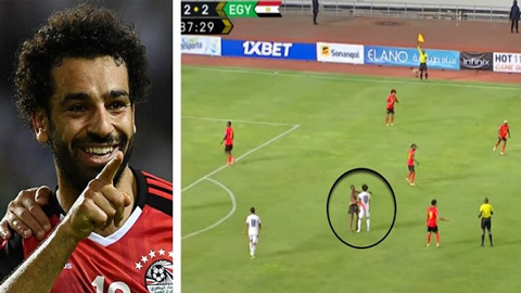 Trận Angola vs Ai Cập bị dừng 3 lần vì... Salah
