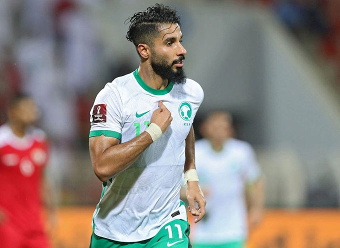 Saleh Al-Shehri đã ghi 2 bàn ở vòng loại World Cup lần này 