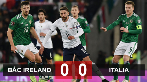  Ireland 0-0 Italia: Azzurri phải dự vòng play-off 