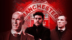Đội hình Man United sẽ thế nào nếu vào tay Zidane, Rodgers và Pochettino?
