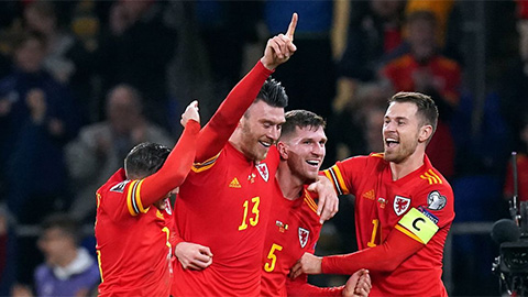 Xứ Wales & Thổ Nhĩ Kỳ giành suất dự play-off World Cup 2022