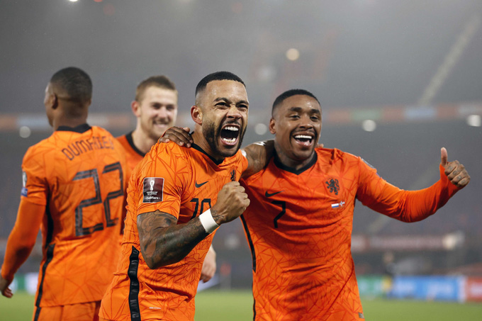 Bergwijn và Depay cùng ghi bàn ở trận Hà Lan vs Na Uy