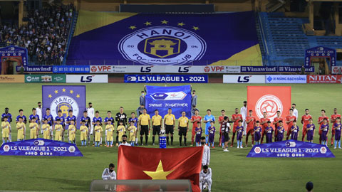 Cuộc đối đầu giữa Hà Nội FC và Viettel trên sân Hàng Đẫy 	Ảnh: Đức Cường
