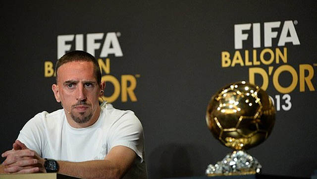 Ngay cả một tiền vệ công như Ribery cũng là một nạn nhân của bất công