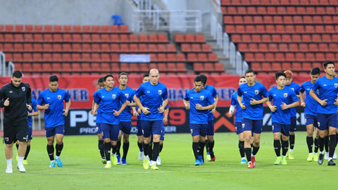 ĐT Thái Lan chỉ có vài ngày chuẩn bị cho AFF Cup 2020