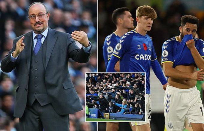 Benitez đang gây thất vọng tại Everton