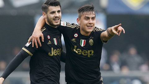 Dybala & Morata, lời giải cho hàng công Juventus