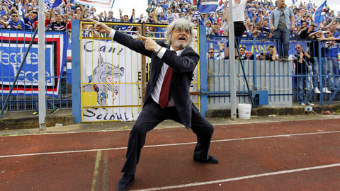 Chủ tịch Sampdoria bị bắt giữ như phim Hollywood