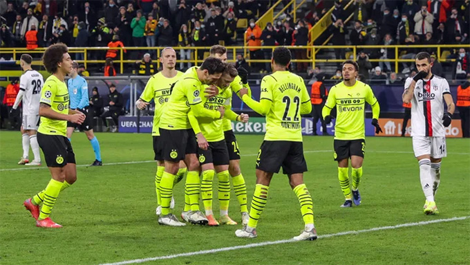 Reus lập cú đúp trong trận Dortmund vs Besiktas