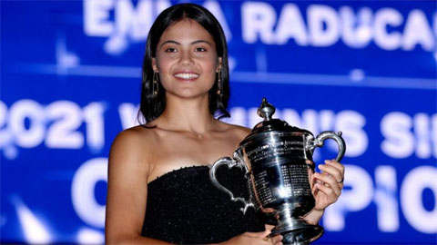 Emma Raducanu nhận giải thưởng danh giá của WTA
