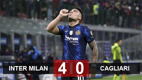 Kết quả Inter Milan vs Cagliari: Nhà vua trở lại ngai vàng
