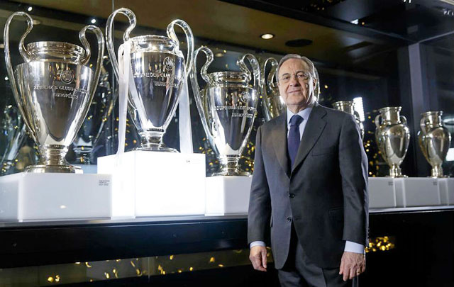 Chủ tịch Real Madrid, Florentino Perez gọi sai sót của UEFA là một scandal