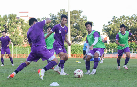 Khả năng ra sân của các tuyển thủ trẻ trong cuộc đối đầu Campuchia là không nhiều