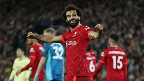 Salah chiến thắng thuyết phục giải Cầu thủ hay nhất Premier League 2021