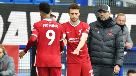 Jota và Firmino gánh vác trọng trách ở Liverpool