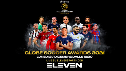 Những giải thưởng được trao tại Globe Soccer Awards 2021