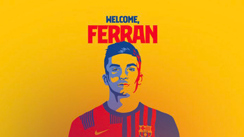 Barca hoàn tất việc chiêu mộ Ferran Torres