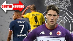 Tin chuyển nhượng 29/12: Real nhắm 'sát thủ' Serie A nếu hụt Haaland và Mbappe