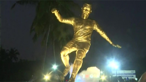 Bức tượng bán thân của Ronaldo gây chia rẽ dư luận Ấn Độ