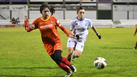 Bóng đá giao hữu: ĐT nữ Việt Nam thắng CLB Pozoalbense 3-0
