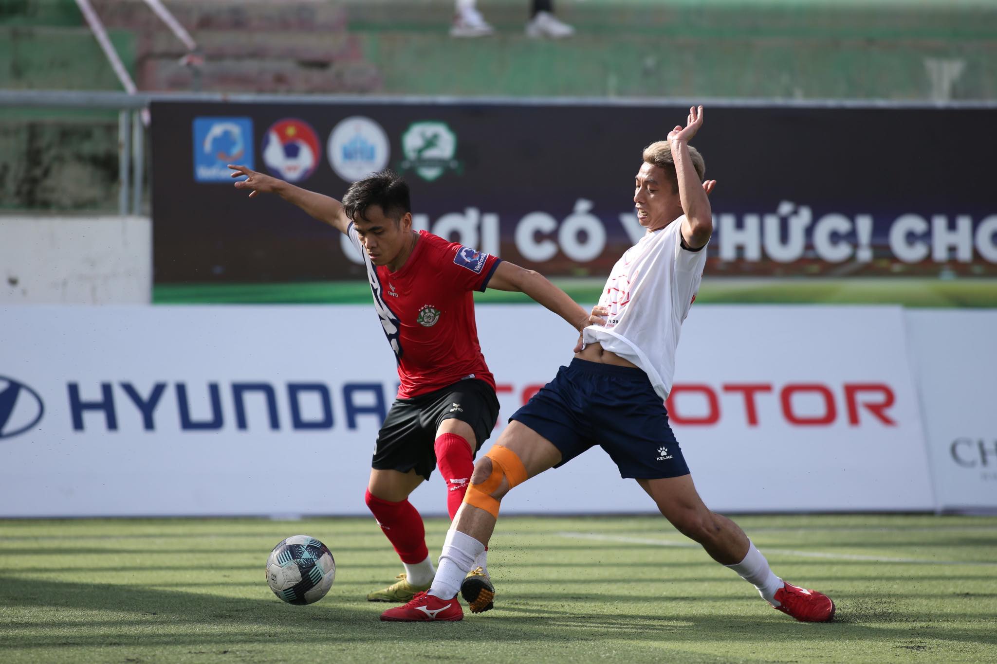 Hiệp Hoà và Du Lịch đã cống hiến trận cầu đẹp mắt, kịch tính ở trận chung kết Cúp bóng đá 7 người toàn quốc - 2021 