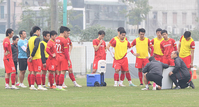 HLV Park Hang Seo sẽ làm mới đội hình ĐT Việt Nam sau AFF Cup 2020 - Ảnh: VFF 