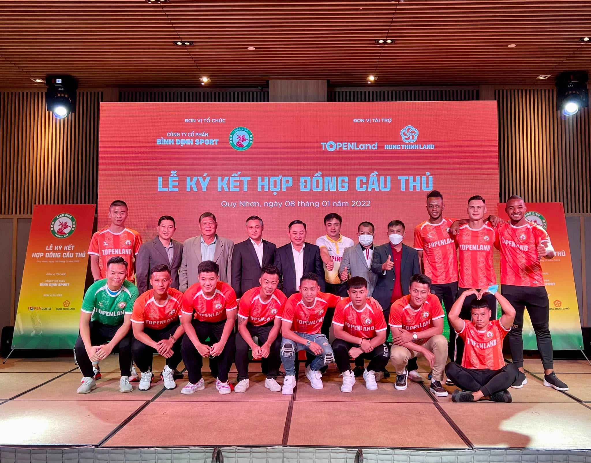 Bình Định cho ra mắt 12 tân binh trước thềm mùa giải 2022 
