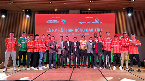 'PSG Việt Nam' - Bình Định ra mắt 12 tân binh trước mùa giải 2022 