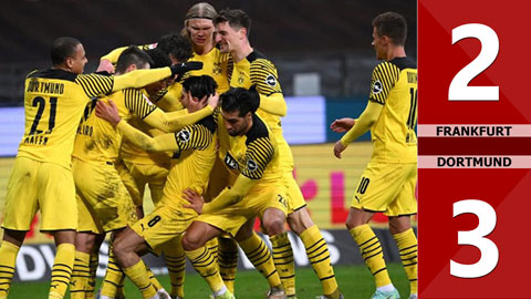 VIDEO bàn thắng Frankfurt vs Dortmund: 2-3 (Vòng 18 Bundesliga 2020/21)