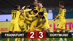Kết quả Eintracht Frankfurt 2-3 Dortmund: Ngược dòng ấn tượng, Dortmund thu hẹp khoảng cách với Bayern
