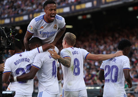 Real đã giành chiến thắng trong trận El Clasico tại lượt đi La Liga mùa này