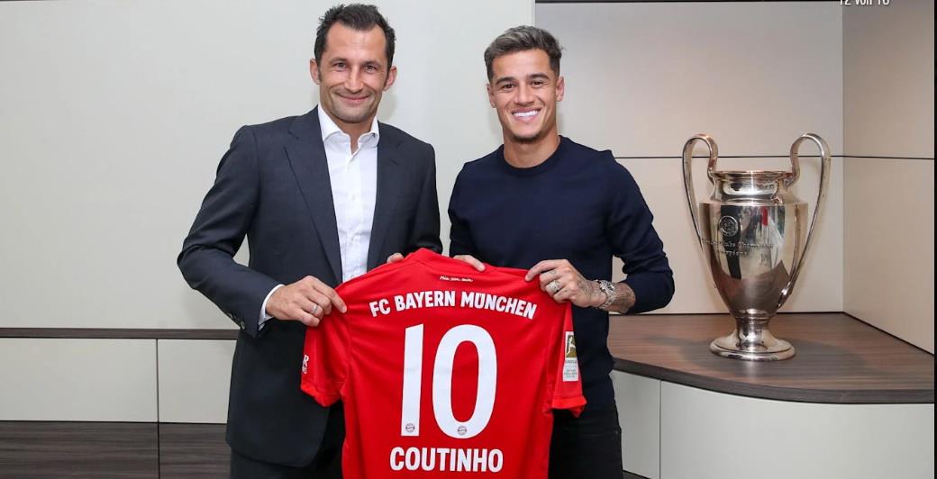 Sau đó Bayern trở thành bến đỗ tạm thời của Coutinho dưới dạng cho mượn