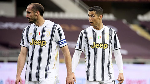 Chiellini thừa nhận tầm quan trọng của Ronaldo với Juve