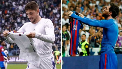 Fan Barca bị chọc tức bằng hình ảnh Messi ở trận Siêu kinh điển