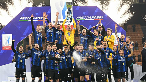 Inter đoạt siêu cúp Italia: Định danh Inter - Inzaghi