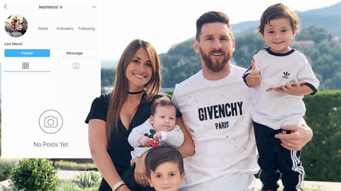 Messi cán mốc 300 triệu fan trên Instagram