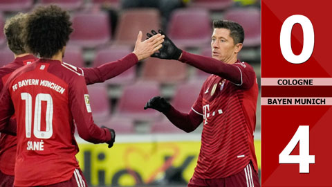 VIDEO bàn thắng Cologne vs Bayern: 0-4 (Vòng 19 Bundesliga 2021/22)
