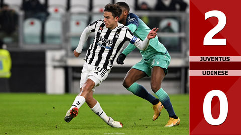 VIDEO bàn thắng Juventus vs Udinese: 2-0 (Vòng 22 Serie A 2021/22)