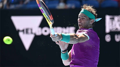Nadal thắng dễ trận đầu Australian Open 2022
