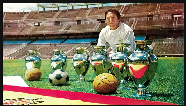 Huyền thoại Paco Gento giữ kỷ lục 6 lần vô địch Cúp C1 cùng Real