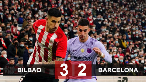 Kết quả Bilbao 3-2 Barcelona: Siêu phẩm ra mắt của Torres không cứu được Barca