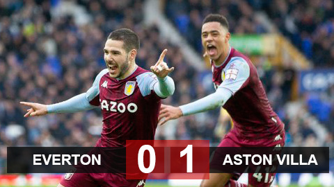 Kết quả bóng đá Everton vs Aston Villa: Đội bóng của Gerrard lên thứ 10