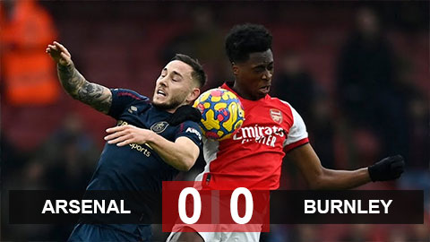 Kết quả Arsenal 0-0 Burnley: Để đội bét bảng cầm chân, Arsenal không thắng 5 trận liên tiếp