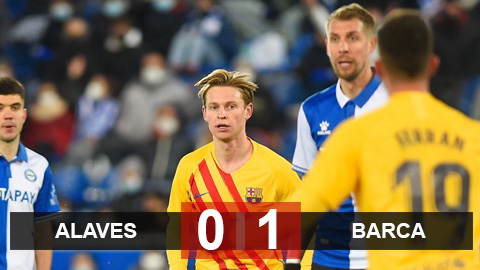 Kết quả Alaves 0-1 Barca: Tân binh tỏa sáng phút cuối